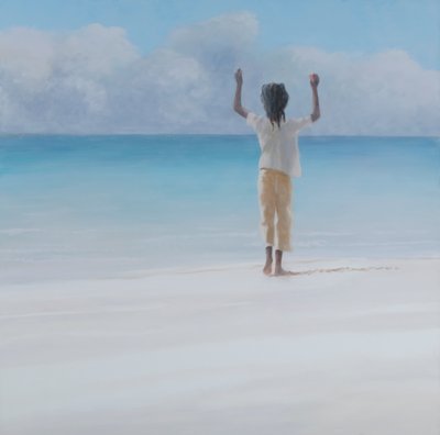 Rasta am Strand, 2012 von Lincoln Seligman